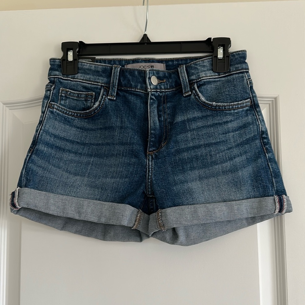 Joe’s jean shorts, size 25, denim blue color